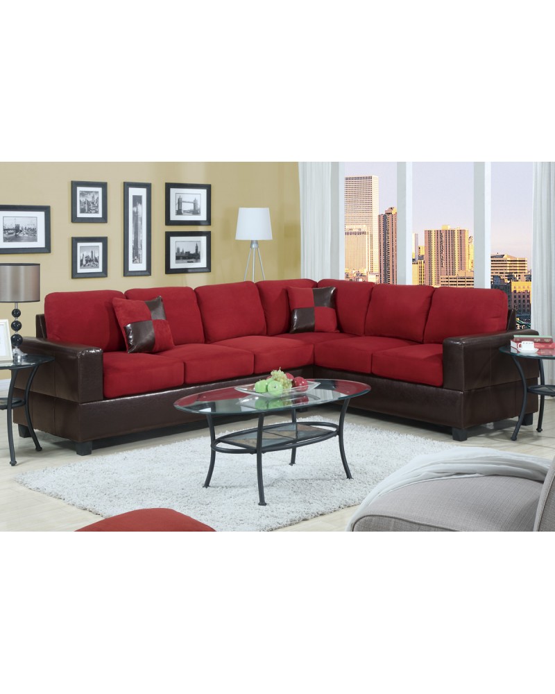 2 Piece Reversible Sectional Sofa