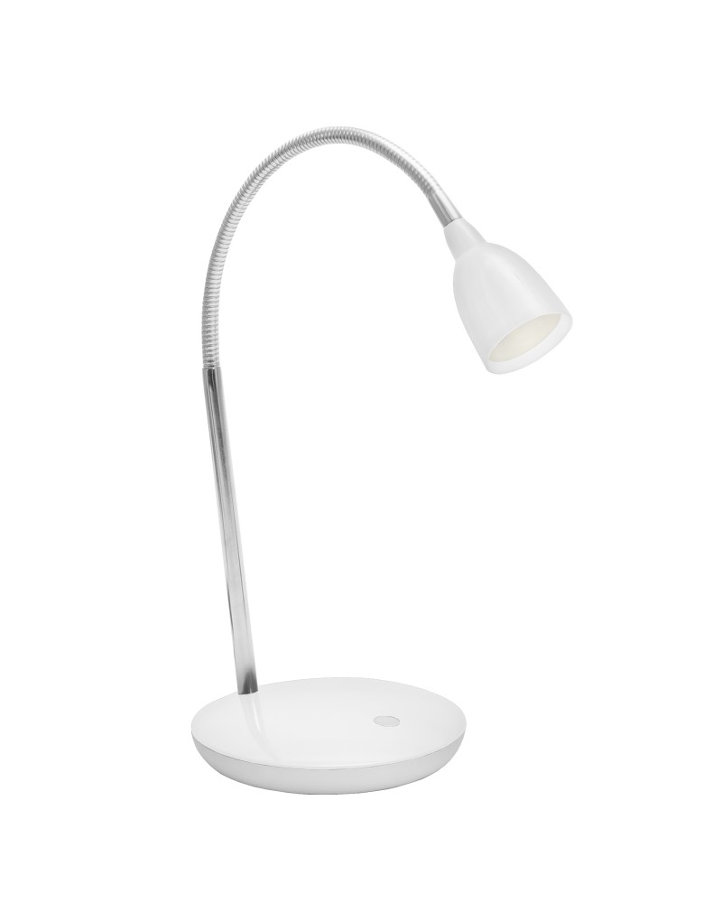 Emu Contemporary Desk Lamp in White